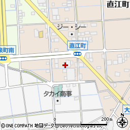 岐阜県大垣市直江町240-1周辺の地図