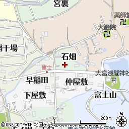 愛知県犬山市石畑13周辺の地図