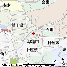愛知県犬山市早稲田1周辺の地図