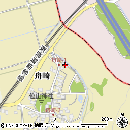 滋賀県米原市舟崎46周辺の地図