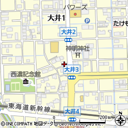 株式会社ケイセブン岐阜センター周辺の地図