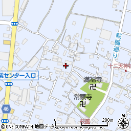 神奈川県茅ヶ崎市萩園1623周辺の地図