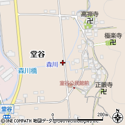 滋賀県米原市堂谷1234周辺の地図
