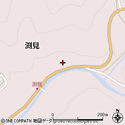 鳥取県八頭郡若桜町渕見256周辺の地図