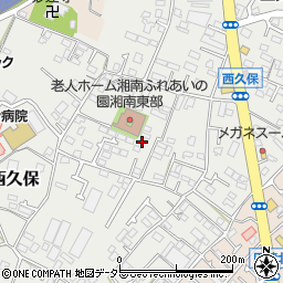 神奈川県茅ヶ崎市西久保727周辺の地図
