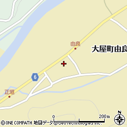 兵庫県養父市大屋町由良271周辺の地図