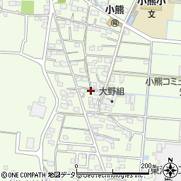 岐阜県羽島市小熊町西小熊1848周辺の地図