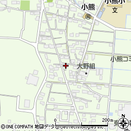岐阜県羽島市小熊町西小熊1850周辺の地図