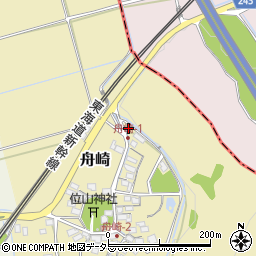 滋賀県米原市舟崎48周辺の地図