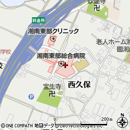 湘南東部総合病院周辺の地図