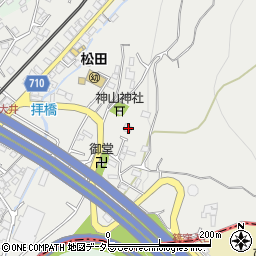 神奈川県足柄上郡松田町神山634周辺の地図