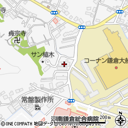 鎌倉ケアハートガーデン周辺の地図