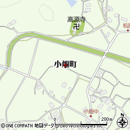 京都府綾部市小畑町周辺の地図