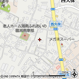 神奈川県茅ヶ崎市西久保752周辺の地図