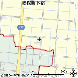 岐阜県大垣市墨俣町下宿901周辺の地図