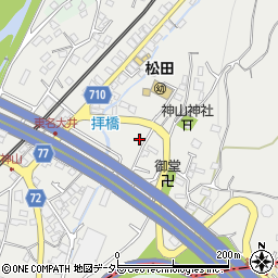 神奈川県足柄上郡松田町神山52周辺の地図