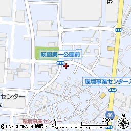 神奈川県茅ヶ崎市萩園1169周辺の地図