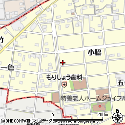 愛知県江南市河野町周辺の地図