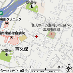 神奈川県茅ヶ崎市西久保733周辺の地図