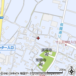 神奈川県茅ヶ崎市萩園1637周辺の地図