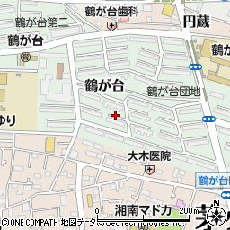 神奈川県茅ヶ崎市鶴が台5周辺の地図