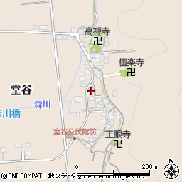 滋賀県米原市堂谷218周辺の地図