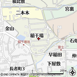愛知県犬山市稲干場17-86周辺の地図