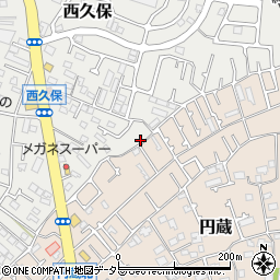 神奈川県茅ヶ崎市西久保814周辺の地図