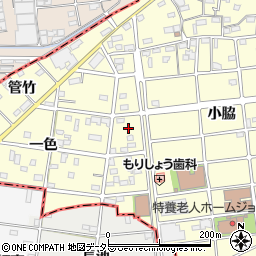 愛知県江南市河野町川西周辺の地図
