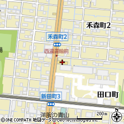 東海マツダ大垣店周辺の地図
