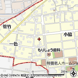 愛知県江南市河野町（川西）周辺の地図