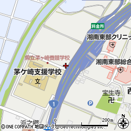 神奈川県茅ヶ崎市西久保47周辺の地図