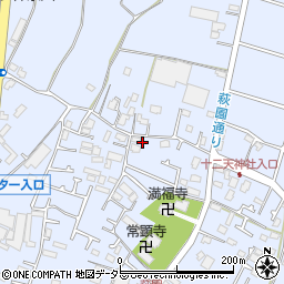 神奈川県茅ヶ崎市萩園1638周辺の地図