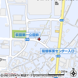 神奈川県茅ヶ崎市萩園3840周辺の地図