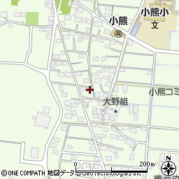 岐阜県羽島市小熊町西小熊1852周辺の地図