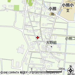 岐阜県羽島市小熊町西小熊1851周辺の地図