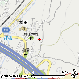 神奈川県足柄上郡松田町神山632周辺の地図