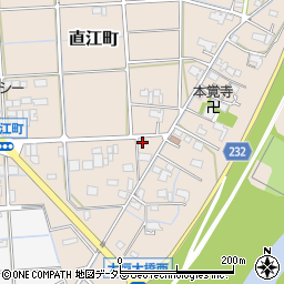 岐阜県大垣市直江町337周辺の地図