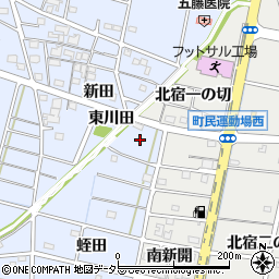 愛知県一宮市木曽川町里小牧井堀東周辺の地図