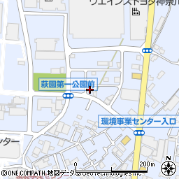 神奈川県茅ヶ崎市萩園3841周辺の地図