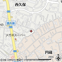 神奈川県茅ヶ崎市西久保813周辺の地図