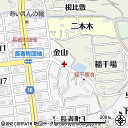 愛知県犬山市金山周辺の地図