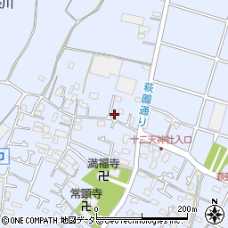 神奈川県茅ヶ崎市萩園504周辺の地図