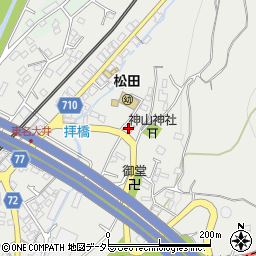 神奈川県足柄上郡松田町神山407周辺の地図