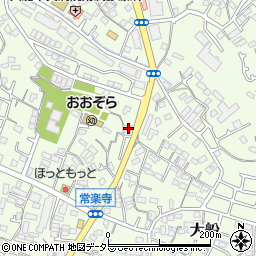 鎌倉・大船キリスト教会周辺の地図