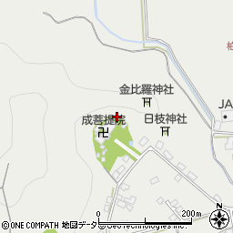 成菩提院周辺の地図