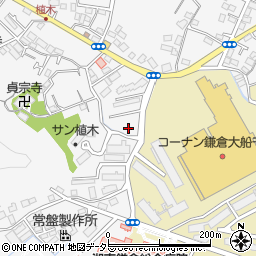 神奈川県鎌倉市植木605-4周辺の地図