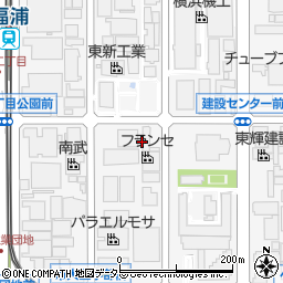 神奈川県横浜市金沢区福浦周辺の地図