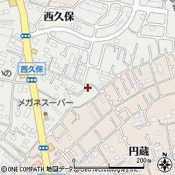 神奈川県茅ヶ崎市西久保817周辺の地図