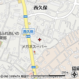 神奈川県茅ヶ崎市西久保821周辺の地図